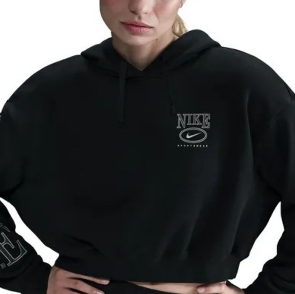 Nike Tops - Nike Sportswear Club FleeceWomen's Oversized Cropped Hoodie Size S